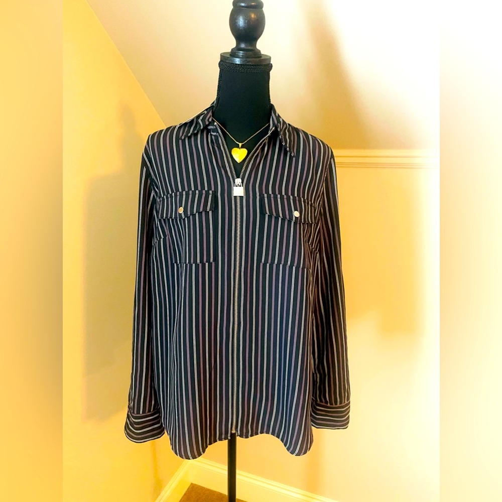 Michael Kors Zippered Blouse